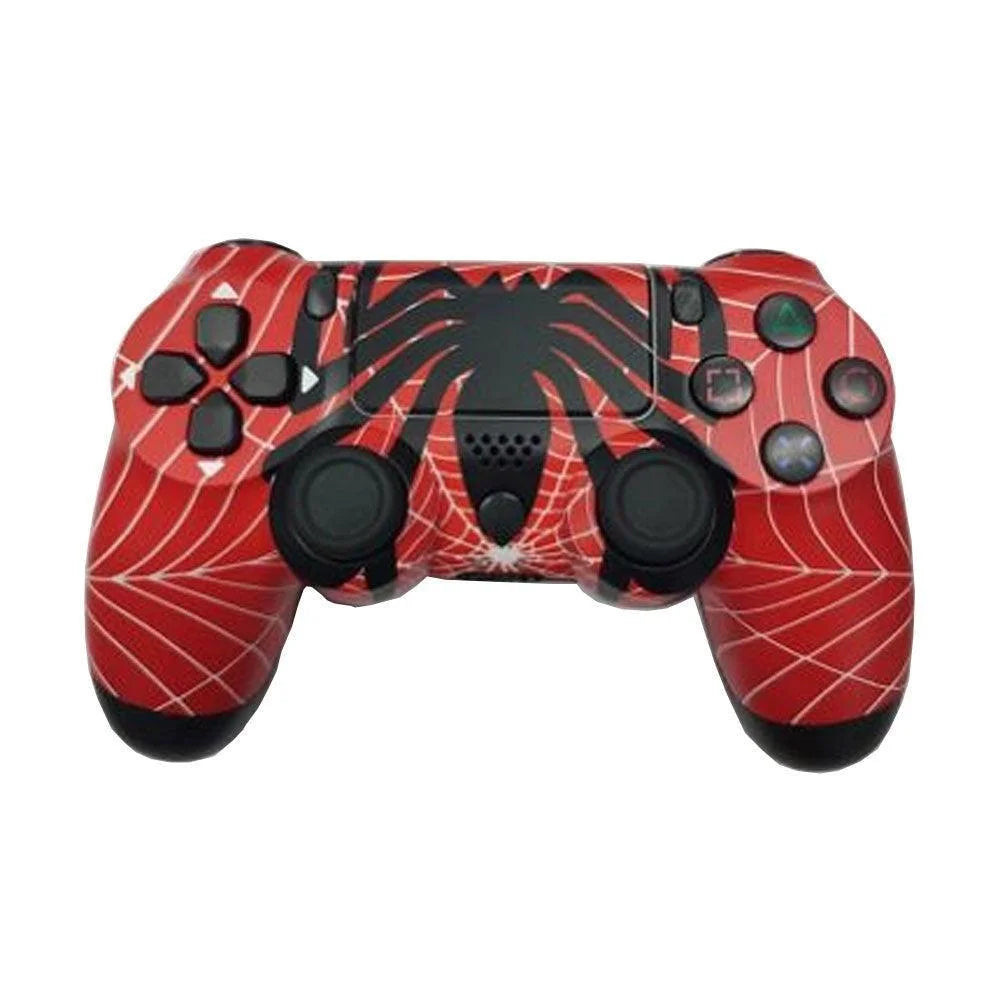 Wireless bt gamepad for ps4 controller black spider - console | controller | ps4 essential
