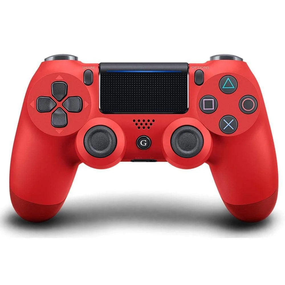 Wireless bt gamepad for ps4 controller solid red - console | controller | ps4 essential