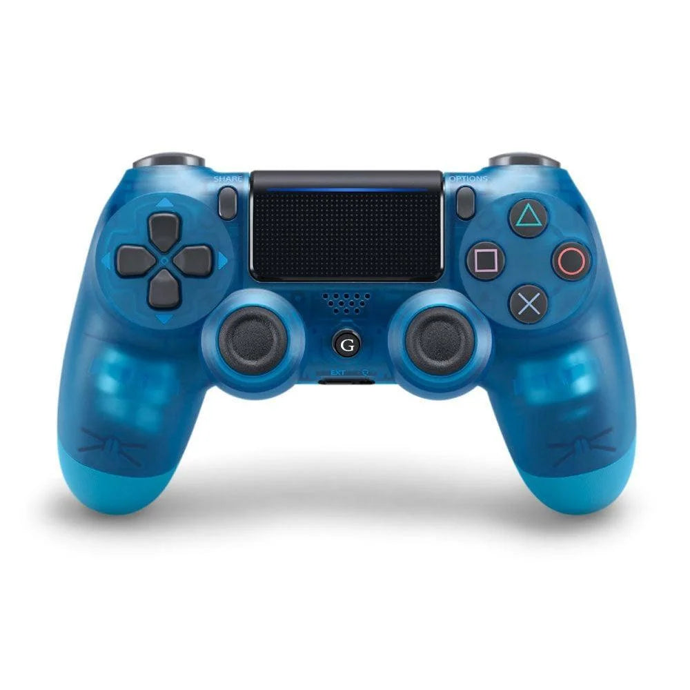 Wireless bt gamepad for ps4 controller trans blue - console | controller | ps4 essential