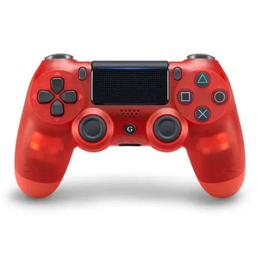 Wireless bt gamepad for ps4 controller trans red - console | controller | ps4 essential