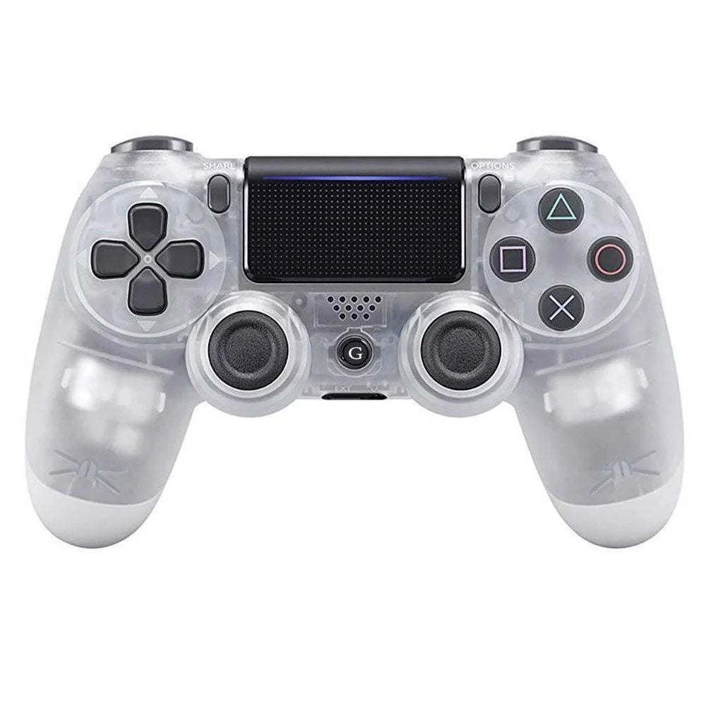 Wireless bt gamepad for ps4 controller trans white - console | controller | ps4 essential