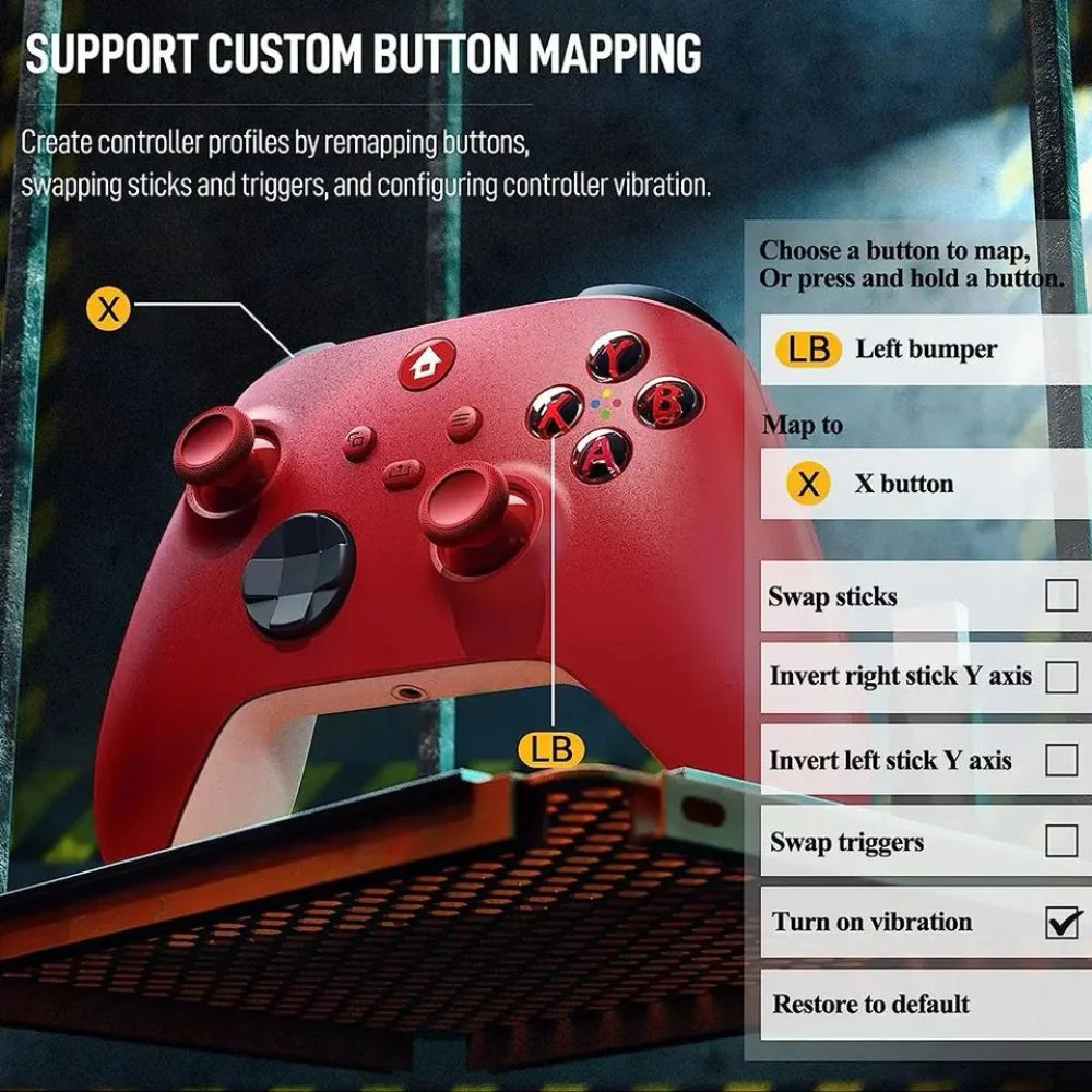 Wireless pc controller for ultimate gaming experience with 2.4g technology - pc controller | console | controller