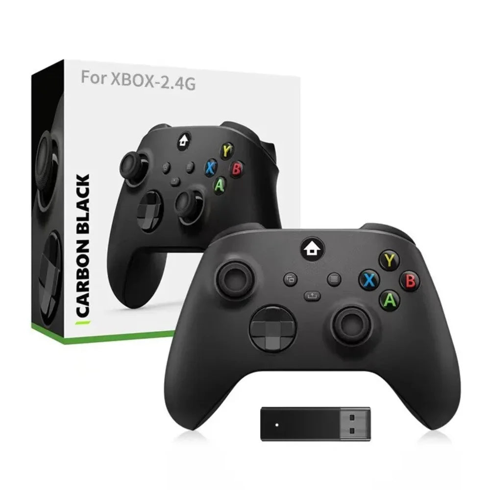 Wireless pc controller for ultimate gaming experience with 2.4g technology - black - pc controller | console