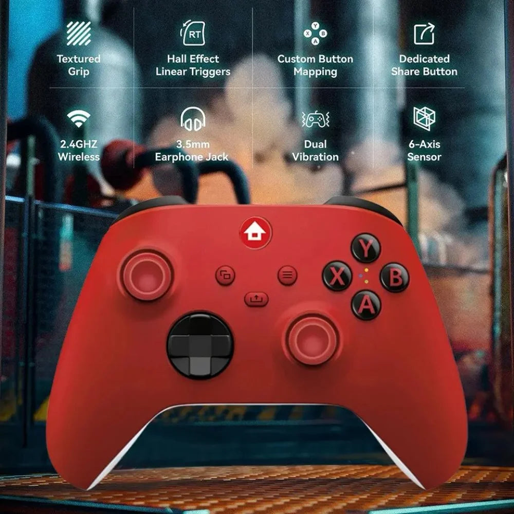 Wireless pc controller for ultimate gaming experience with 2.4g technology - pc controller | console | controller