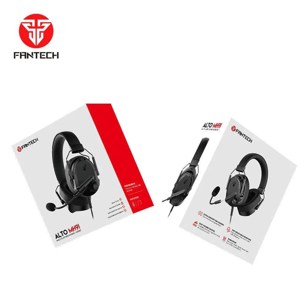 Fantech alto mh91 gaming headset - multi-platform gaming experience - audio | headset 3.5