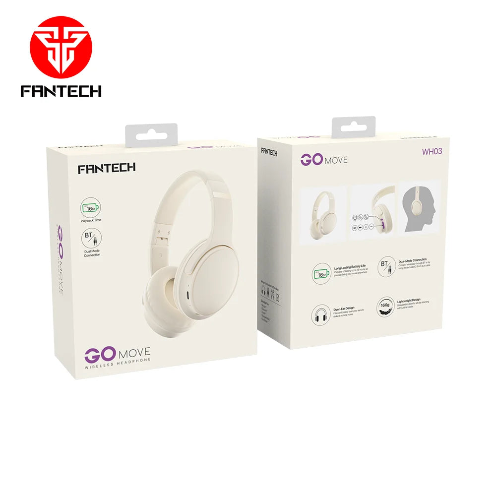 Fantech go move wireless headphone wh03-bt2 - audio | wireless headset