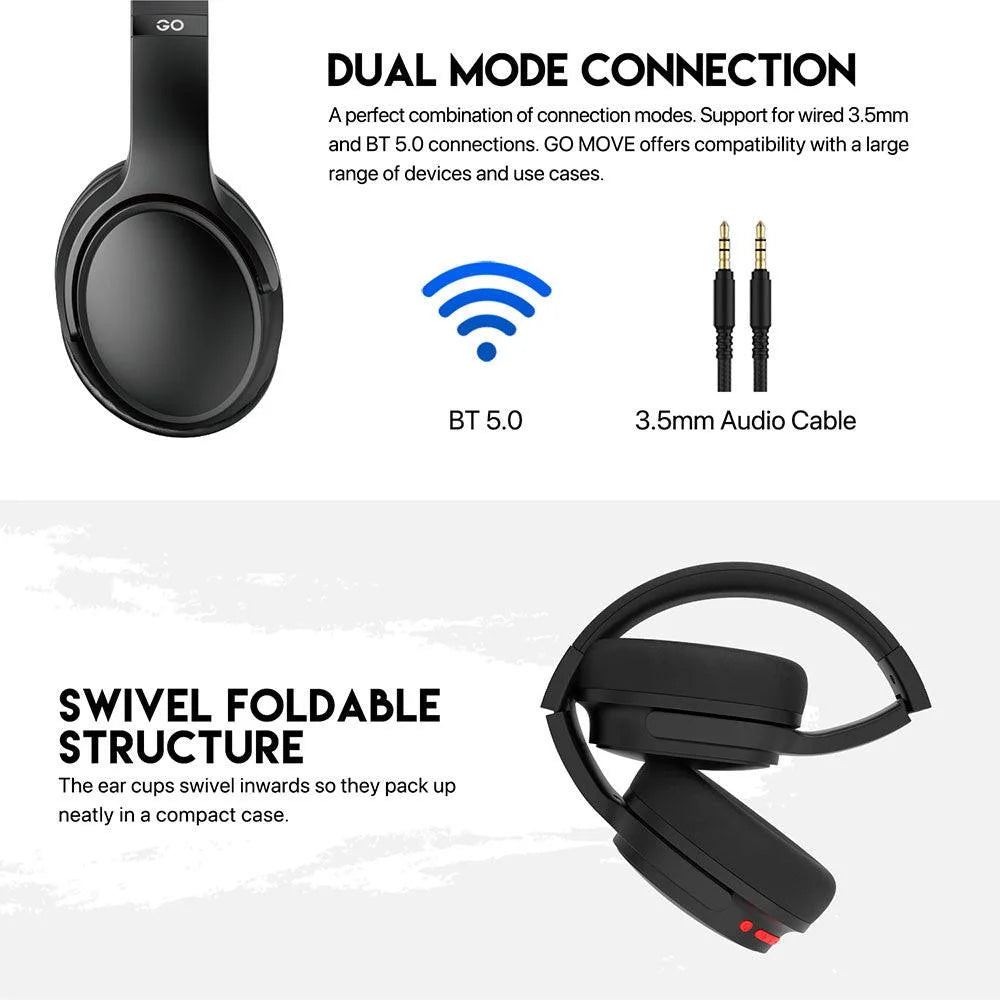 Fantech go move wireless headphone wh03-bt2 - audio | wireless headset