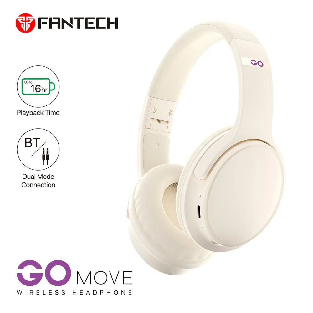 Fantech go move wireless headphone wh03-bt2 - audio | wireless headset