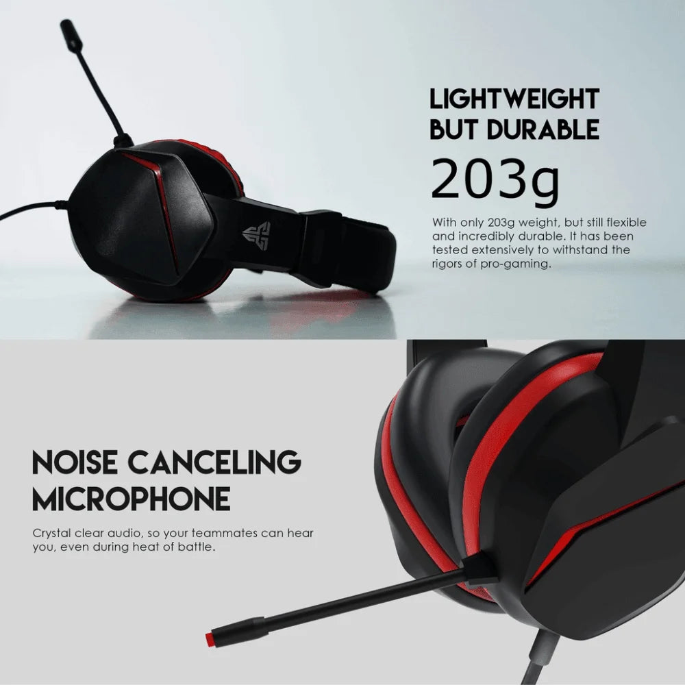 Fantech hq54 mars ii gaming headset headphones with noise cancelling mic - audio | headset 3.5