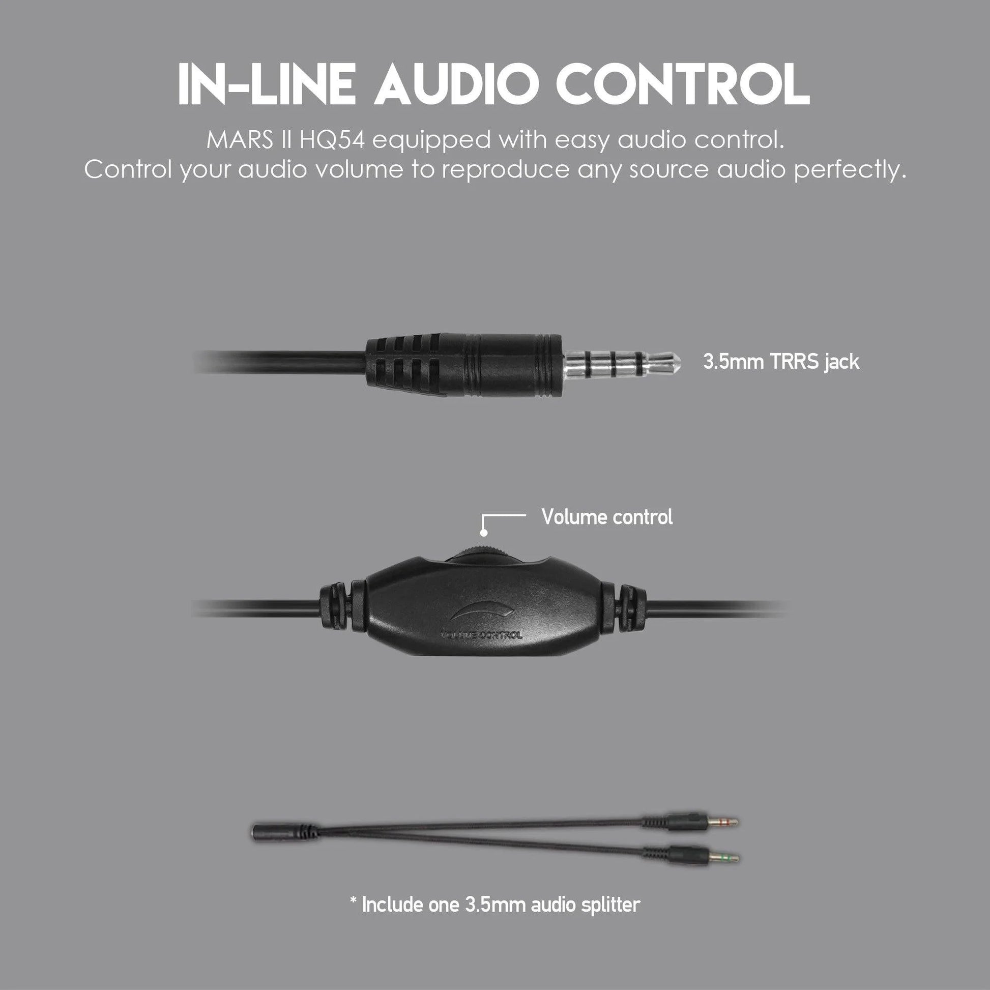 Fantech hq54 mars ii gaming headset headphones with noise cancelling mic - audio | headset 3.5