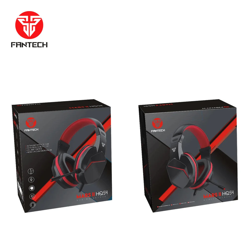 Fantech hq54 mars ii gaming headset headphones with noise cancelling mic - audio | headset 3.5