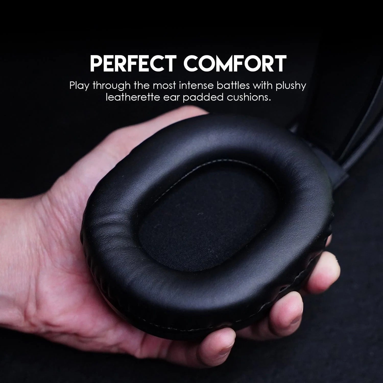 Fantech portal hq55 gaming headset with rgb and 3.5mm jack for ultimate gaming experience - audio | headset 3.5