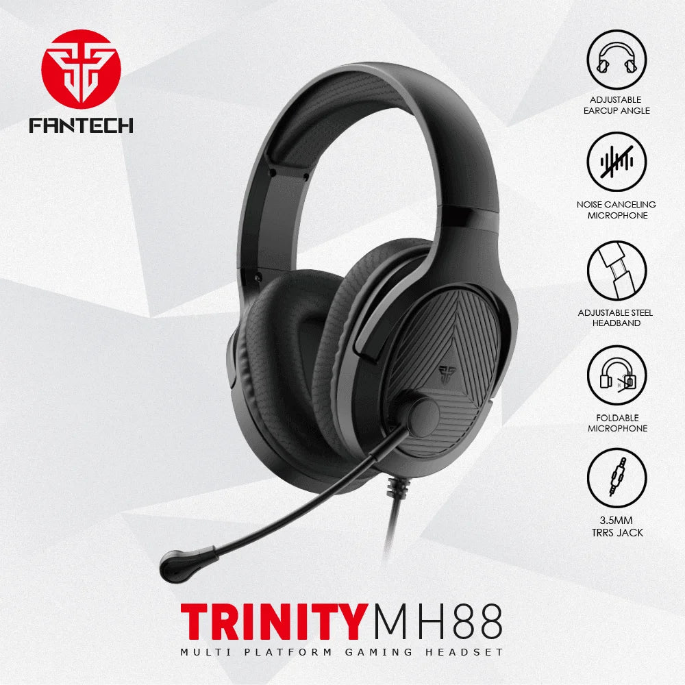 Fantech trinity mh88 multi platform gaming headset - audio | headset 3.5