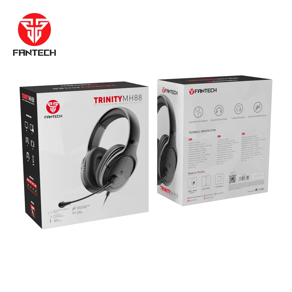 Fantech trinity mh88 multi platform gaming headset - audio | headset 3.5