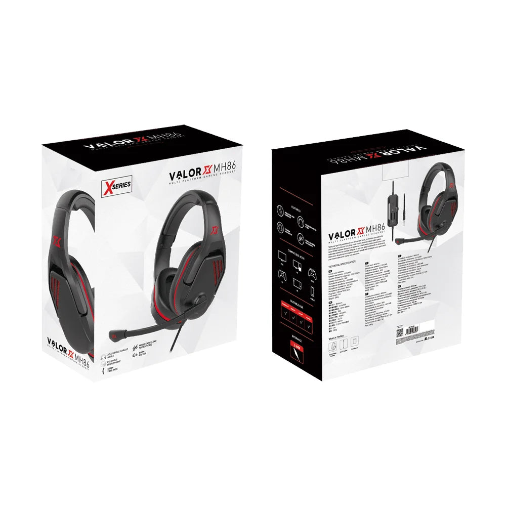 Fantech valor x mh86 xseries gaming headset - audio | headset 3.5