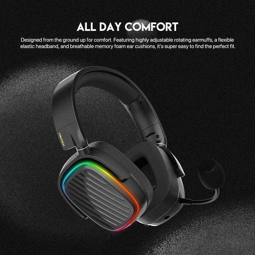 Fantech whg02 wireless headset harmony - premium sound and comfort