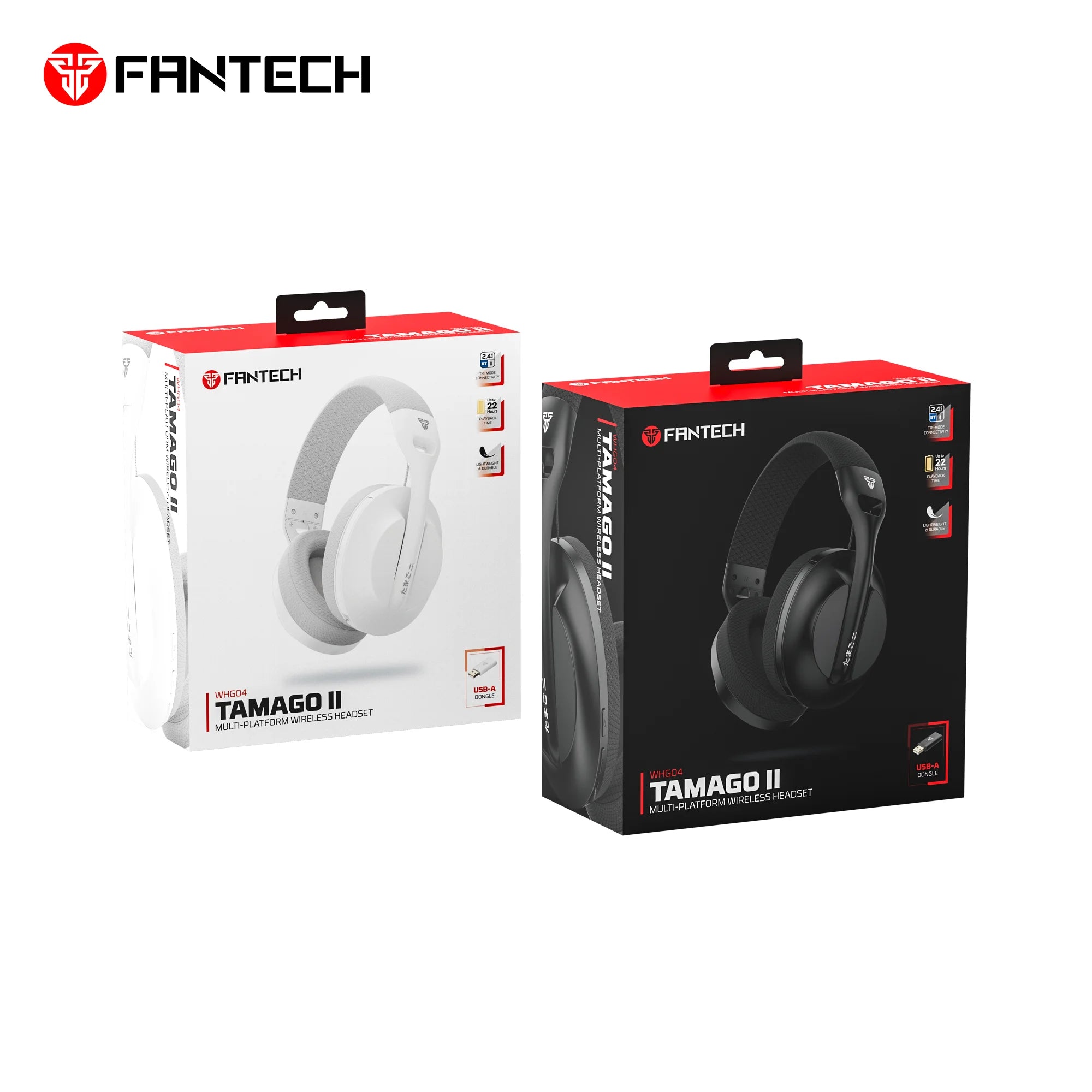 Fantech whg04 tamago wireless gaming headset for ultimate multi-platform audio experience - audio | wireless headset