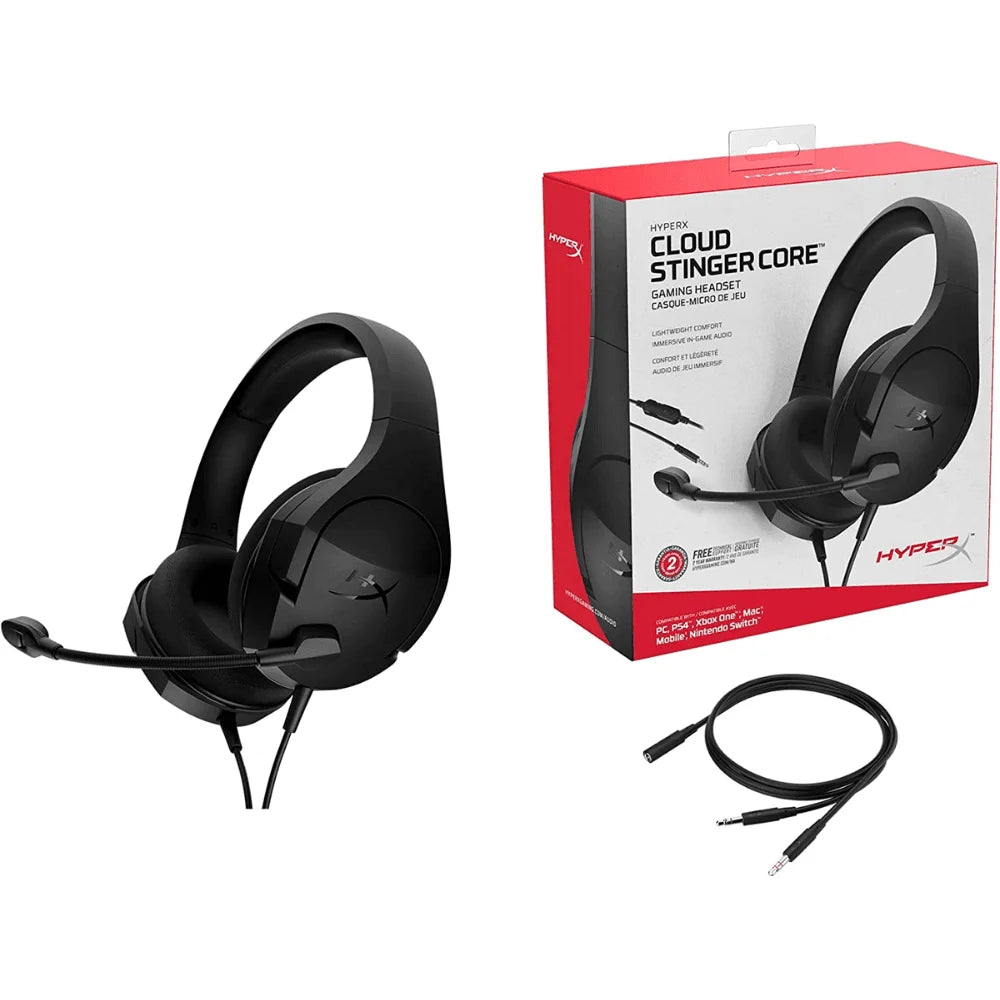 Hyperx cloud stinger core gaming headset + dts - audio | headset 3.5