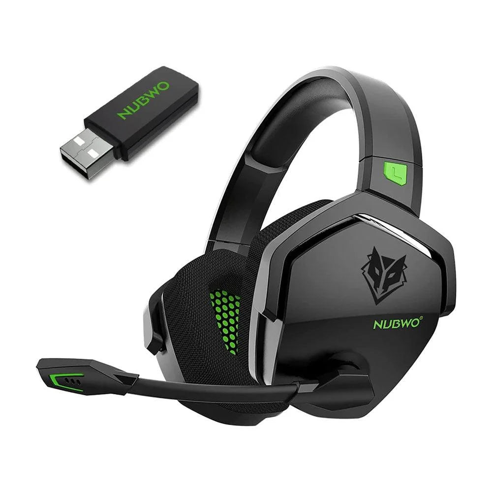Nubwo g06 wireless gaming headset for ultimate comfort and sound quality - black - audio | wireless headset