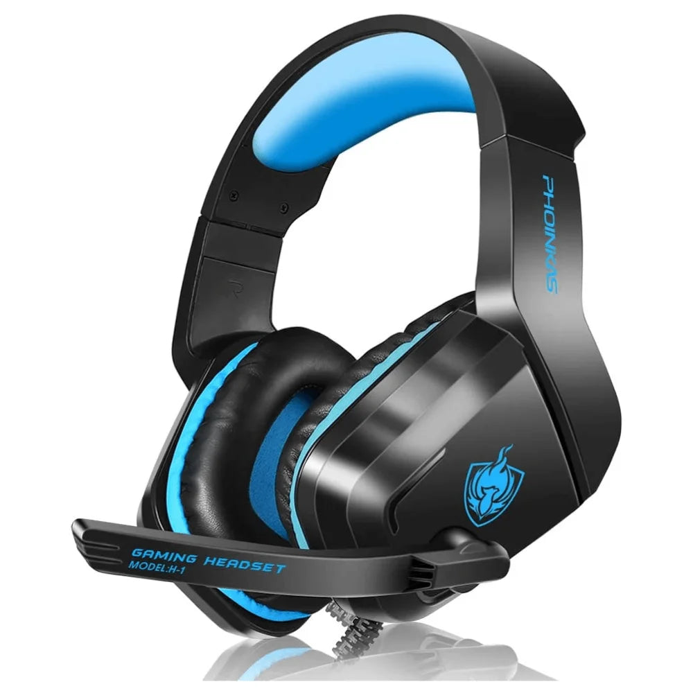 Phoinikas h1 gaming headset - blue - audio | headset 3.5