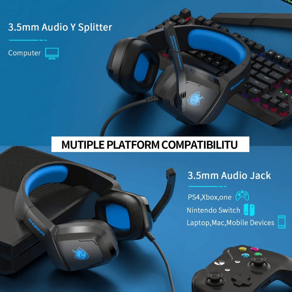 Phoinikas h1 gaming headset - audio | headset 3.5
