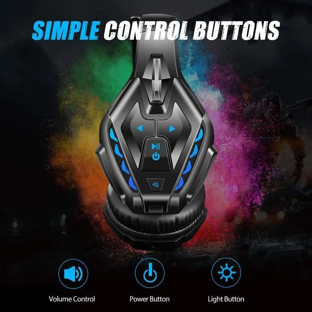 Phoinikas q10 wireless bluetooth gaming headset - audio | wireless headset