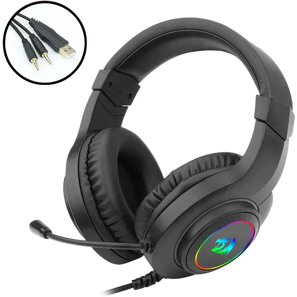 Redragon hylas h260 gaming headset - ultimate rgb gaming experience