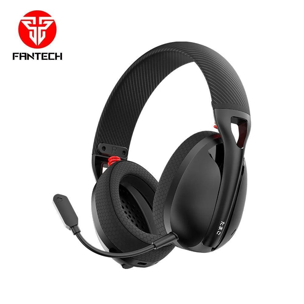 Fantech whg01 tamago wireless headset - lightweight & high-performance audio - black - audio | wireless headset