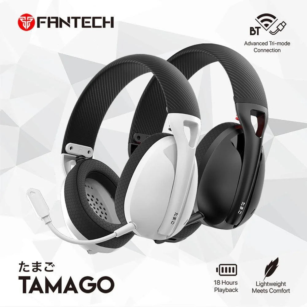 Fantech whg01 tamago wireless headset - lightweight & high-performance audio - audio | wireless headset