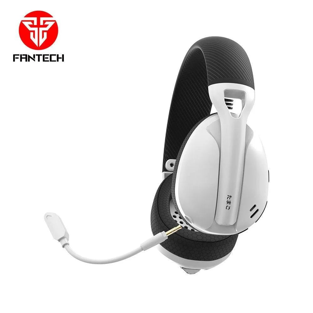 Fantech whg01 tamago wireless headset - lightweight & high-performance audio - white - audio | wireless headset