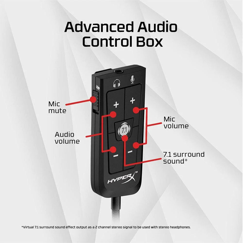 Hyperx cloud ii gaming headset - black - audio | headset 7.1