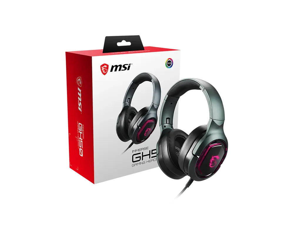 Msi immerse gh50 rgb 7.1 headset - audio | headset 7.1