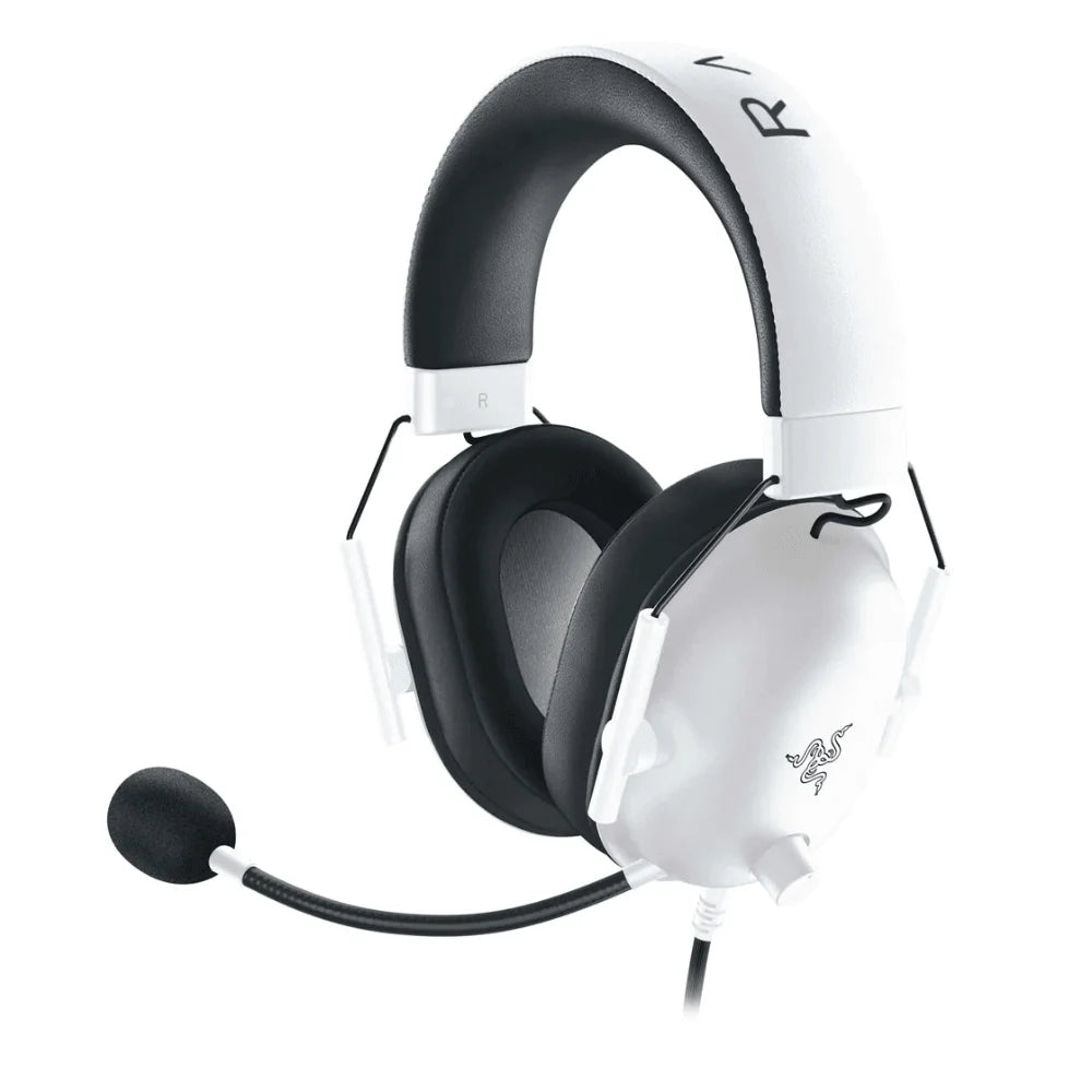 Razer blackshark v2 x wired gaming headset - white - audio | headset 3.5