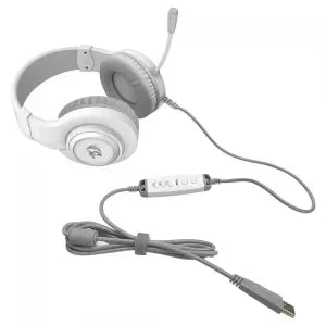 Headset redragon h371 rgb hylas branco usb - audio | headset 7.1