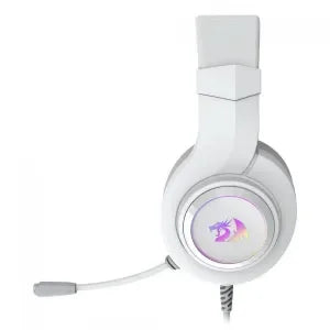 Headset redragon h371 rgb hylas branco usb - audio | headset 7.1