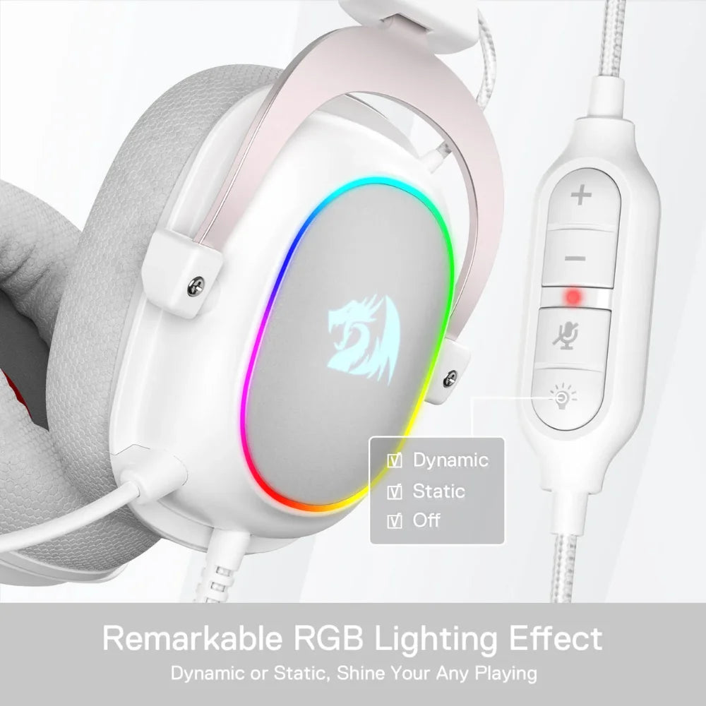 Redragon h510 zeus-x rgb gaming headset for ultimate audio experience