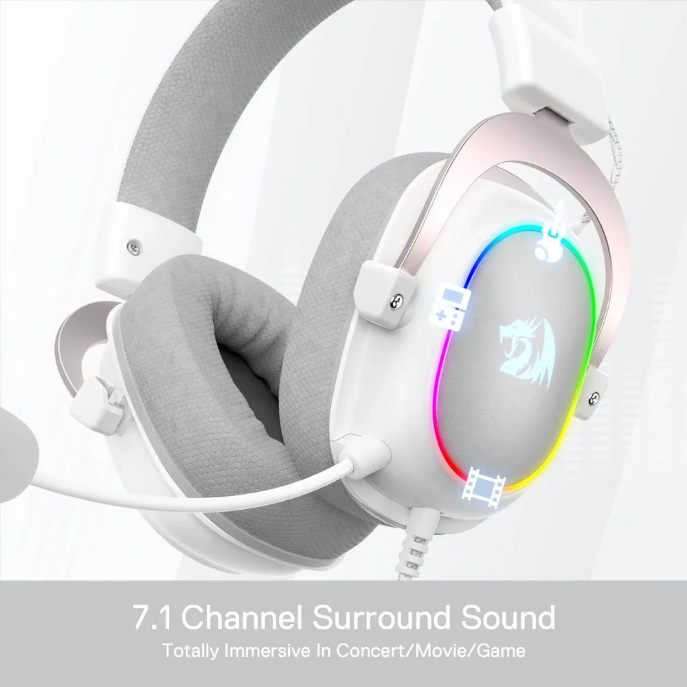 Redragon h510 zeus-x rgb gaming headset for ultimate audio experience