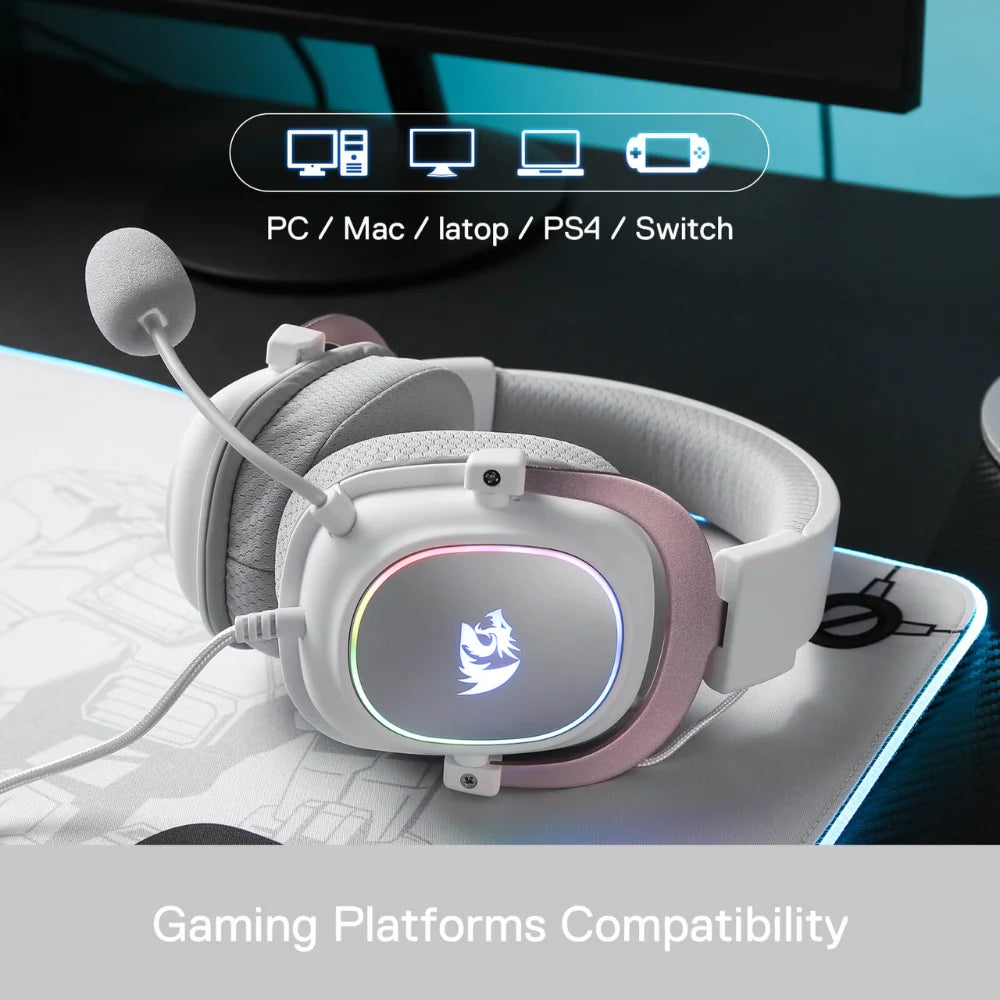 Redragon h510 zeus-x rgb gaming headset for ultimate audio experience