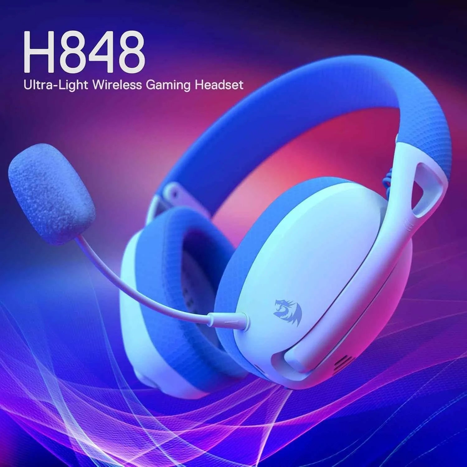 Redragon h848 wireless gaming headset - audio | wireless headset