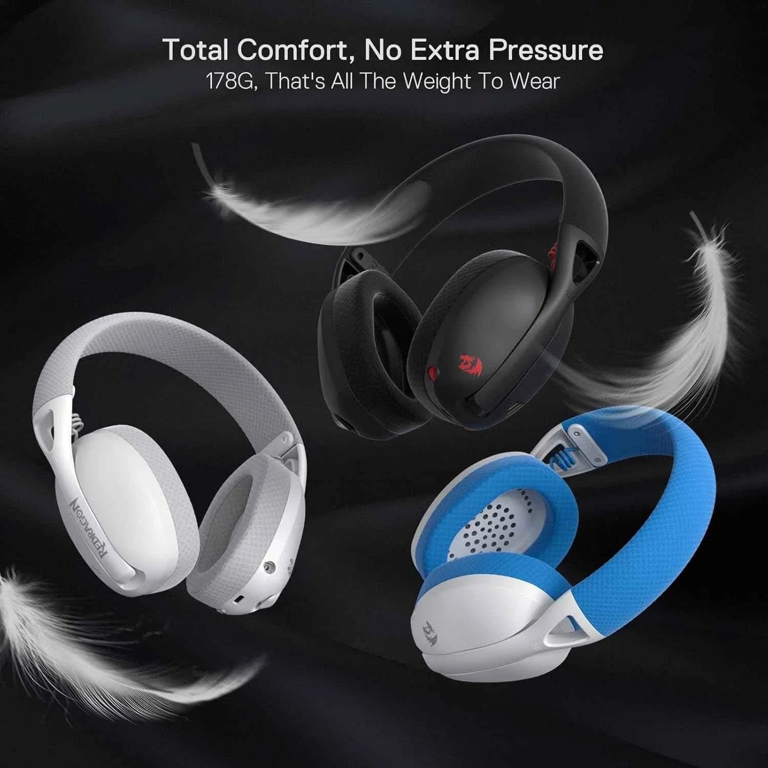 Redragon h848 wireless gaming headset - audio | wireless headset