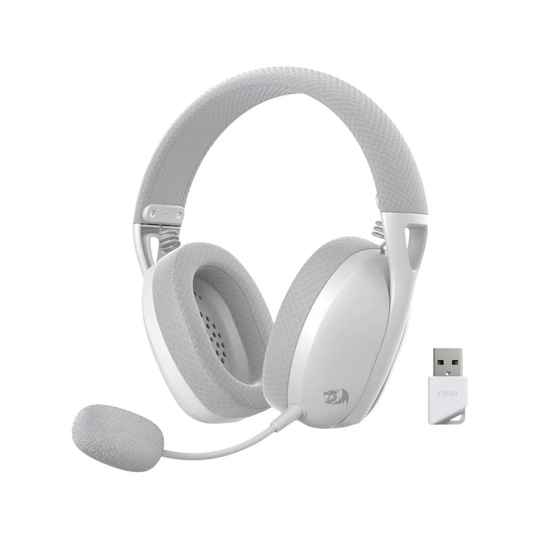 Redragon h848 wireless gaming headset - lightweight design with 7.1 surround sound - audio | wireless headset