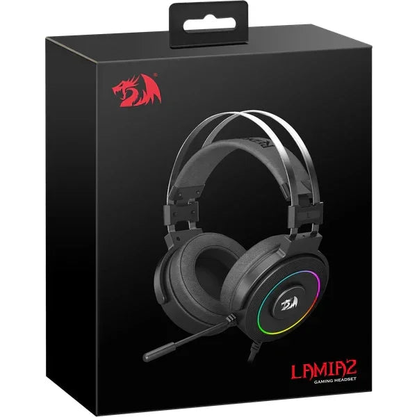 Redragon lamia h320-1 gaming headset - rgb backlighting wired 7.1 for immersive sound - audio | headset 7.1