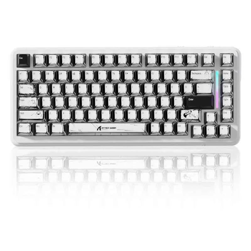 Attack shark x82pro he wireless rapid trigger gaming keyboard magnetic switch - comic - keyboards