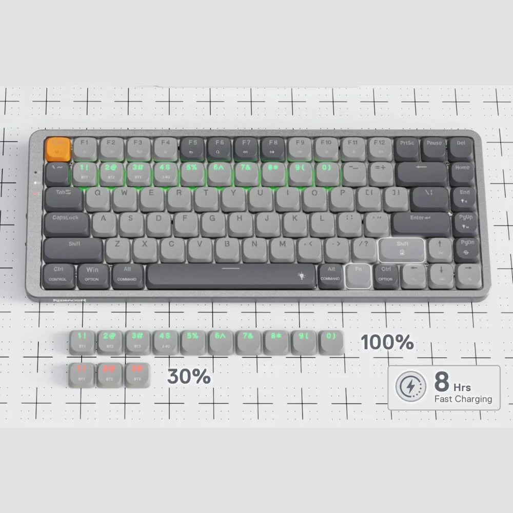 Azure k652 wireless mechanical keyboard - ultimate gaming experience - keyboard