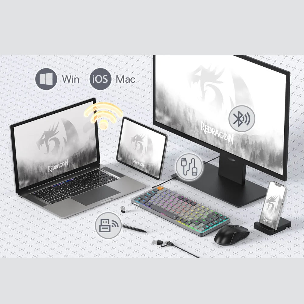 Azure k652 wireless mechanical keyboard - ultimate gaming experience - keyboard