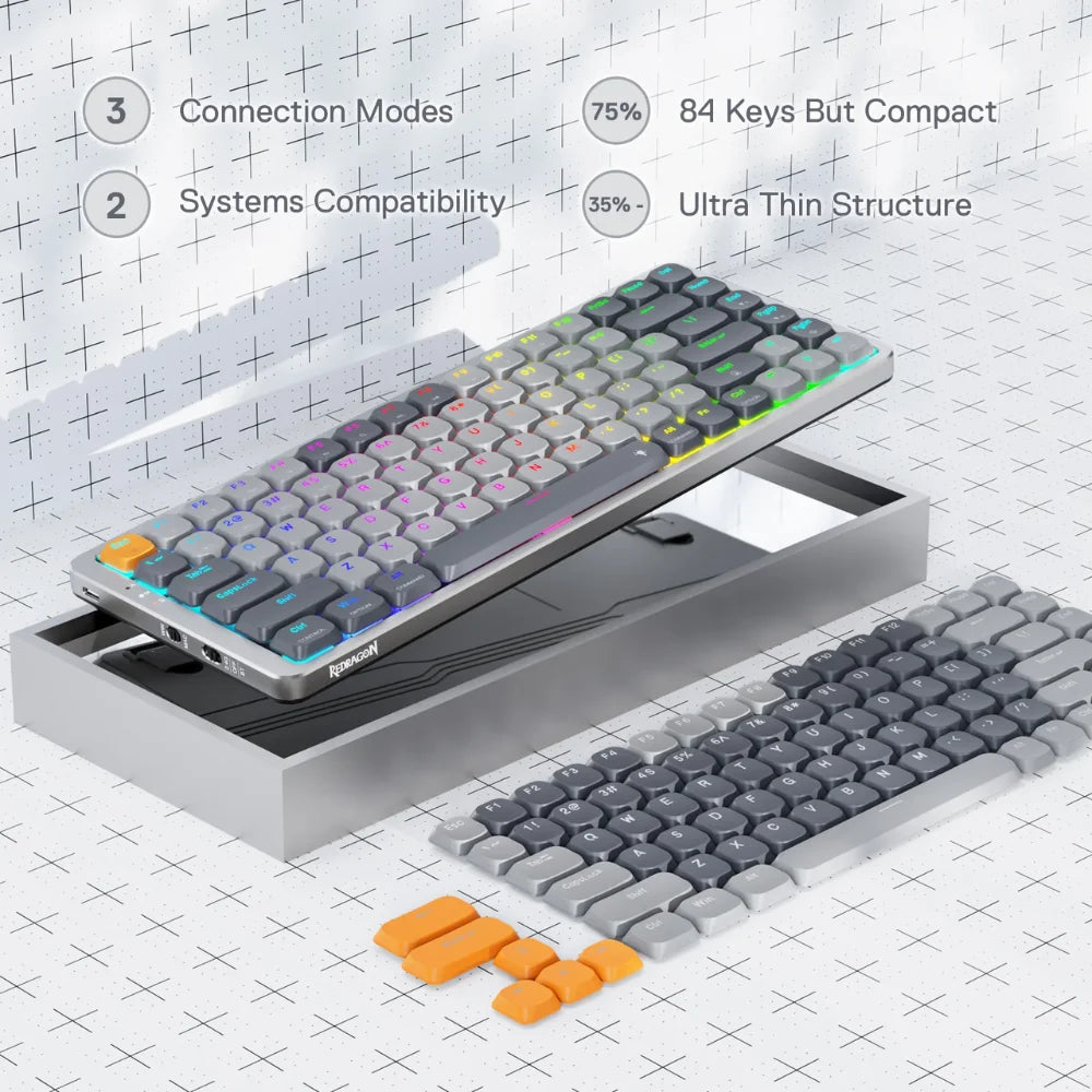 Azure k652 wireless mechanical keyboard - ultimate gaming experience - keyboard
