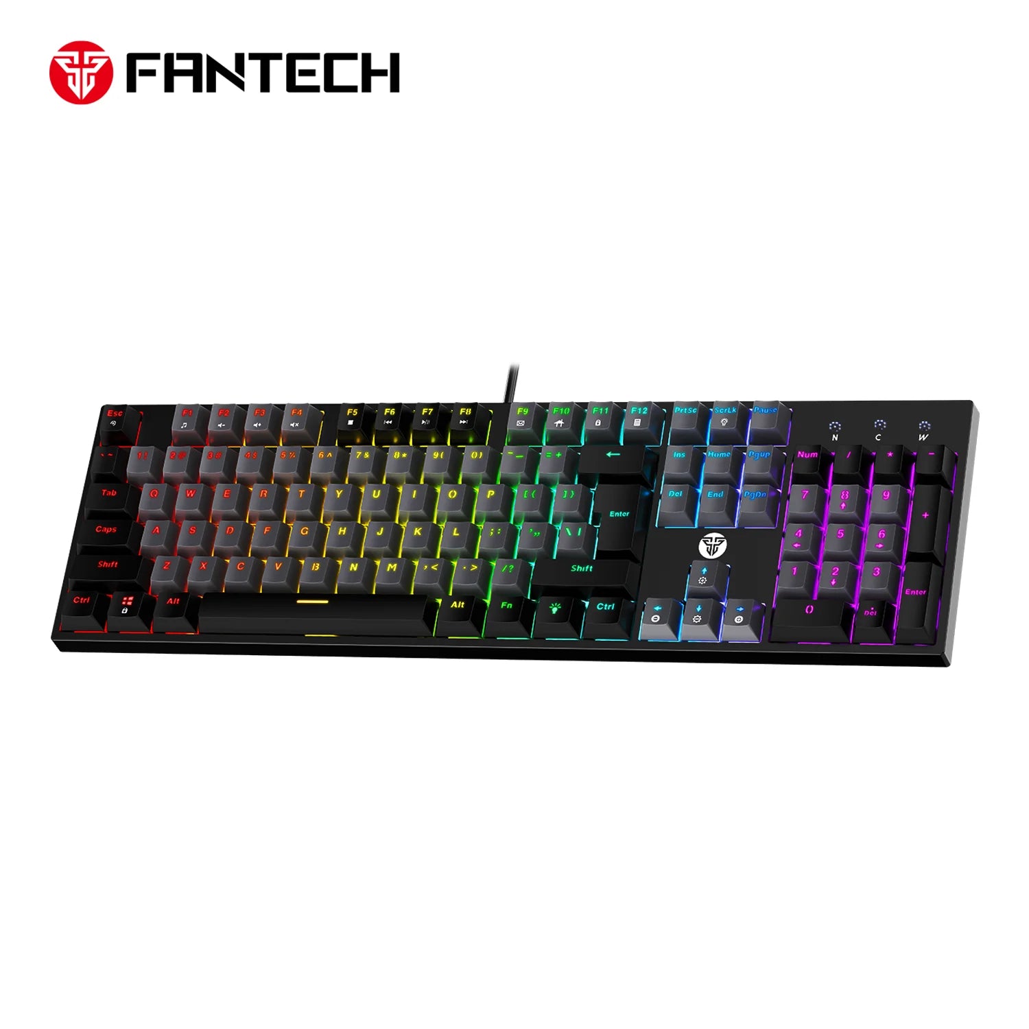 Fantech atom tkl mk886v2 keycaps mechanical keyboard for ultimate gaming experience
