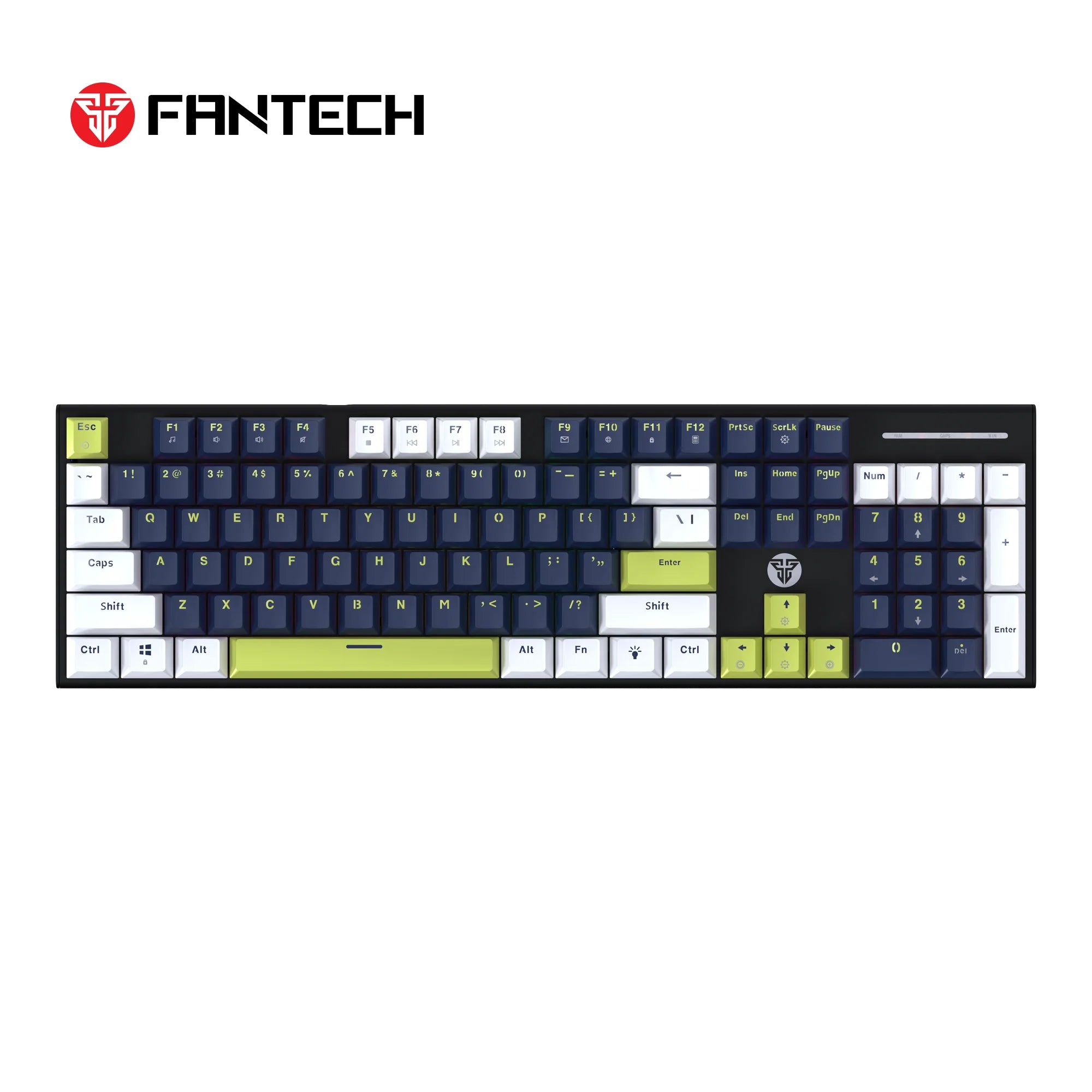 Fantech atom104s mk878s mechanical gaming keyboard mori edition black - keyboard