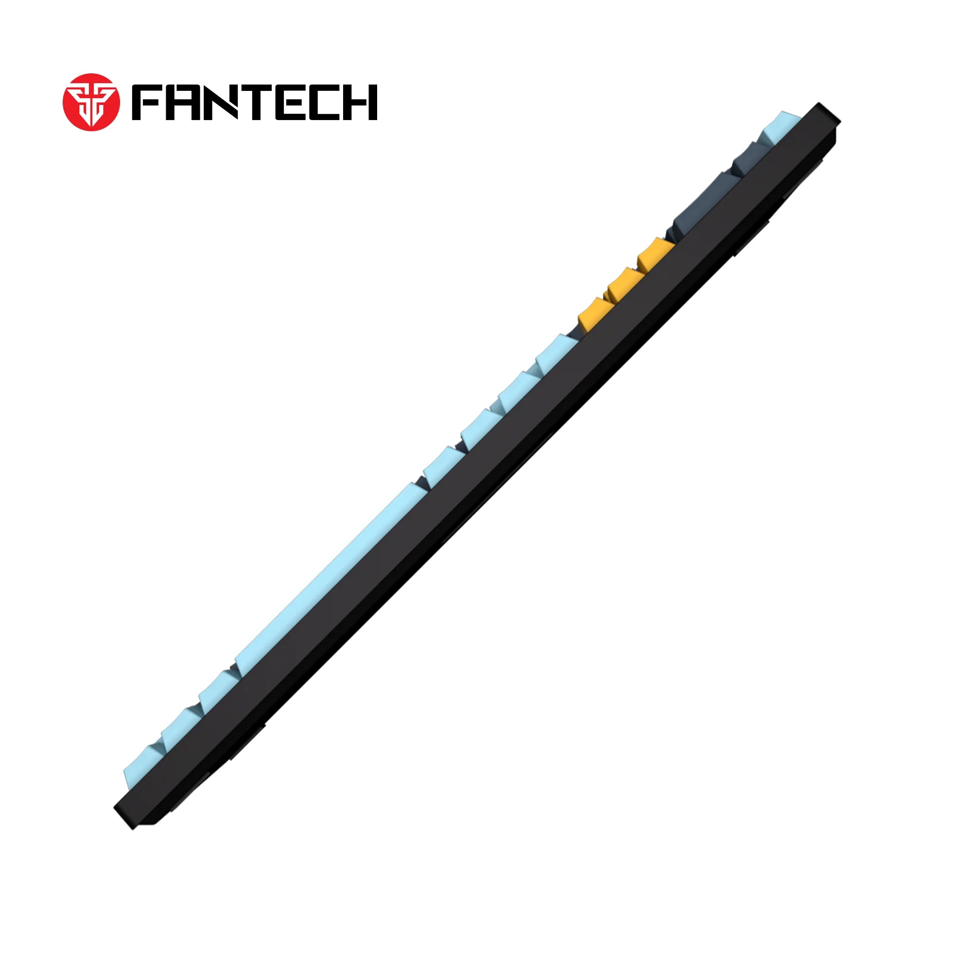 Fantech atom107s mechanical gaming keyboard mizu edition navy blue - precision and style for ultimate gaming experience