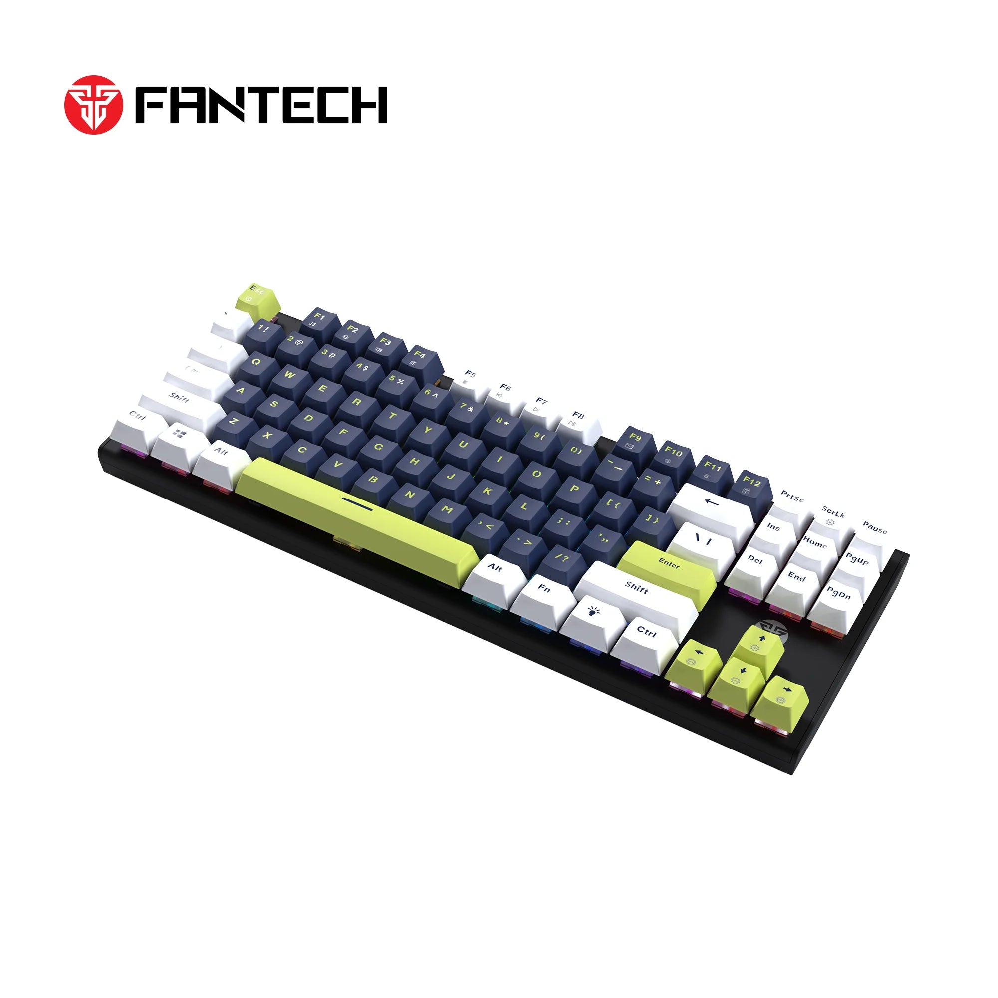 Fantech atom87s mk877s keyboard - mori edition black mechanical gaming keyboard